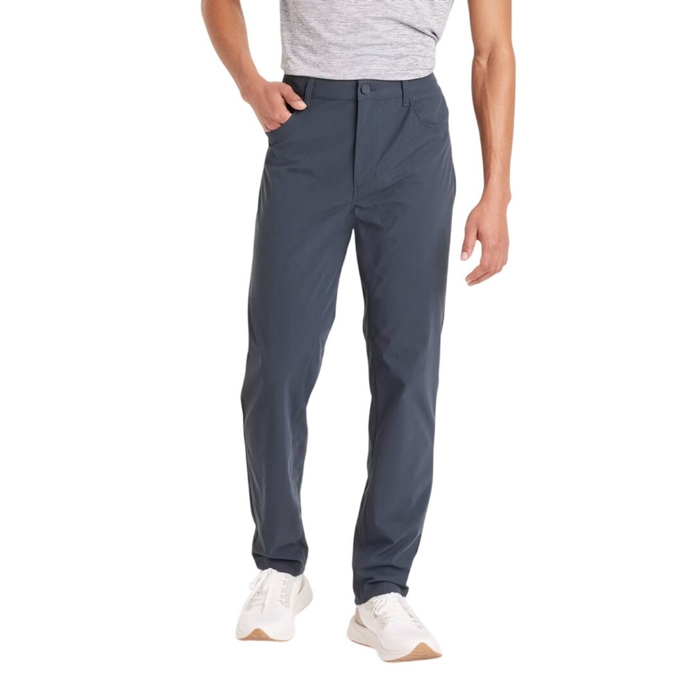 All in Motion Men's Navy Blue Performance Stretch Golf Pants Size 36x32
